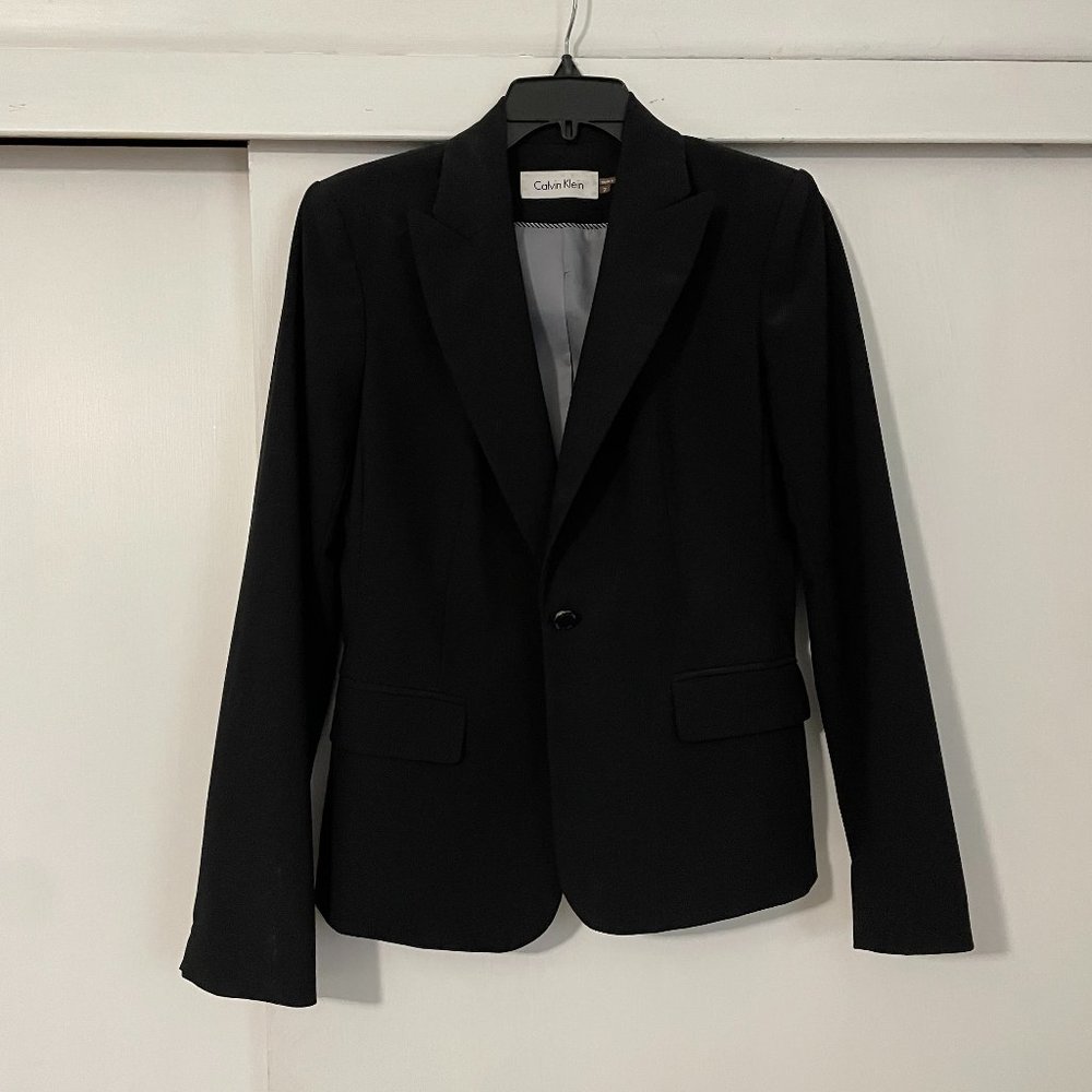Calvin Klein Black Blazer Women’s size 2